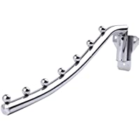 Percha Plegable de Pared- Pared Barra de Ropa con Soporte para Brazo Basculante Perchero de Acero Inoxidable Sistema…